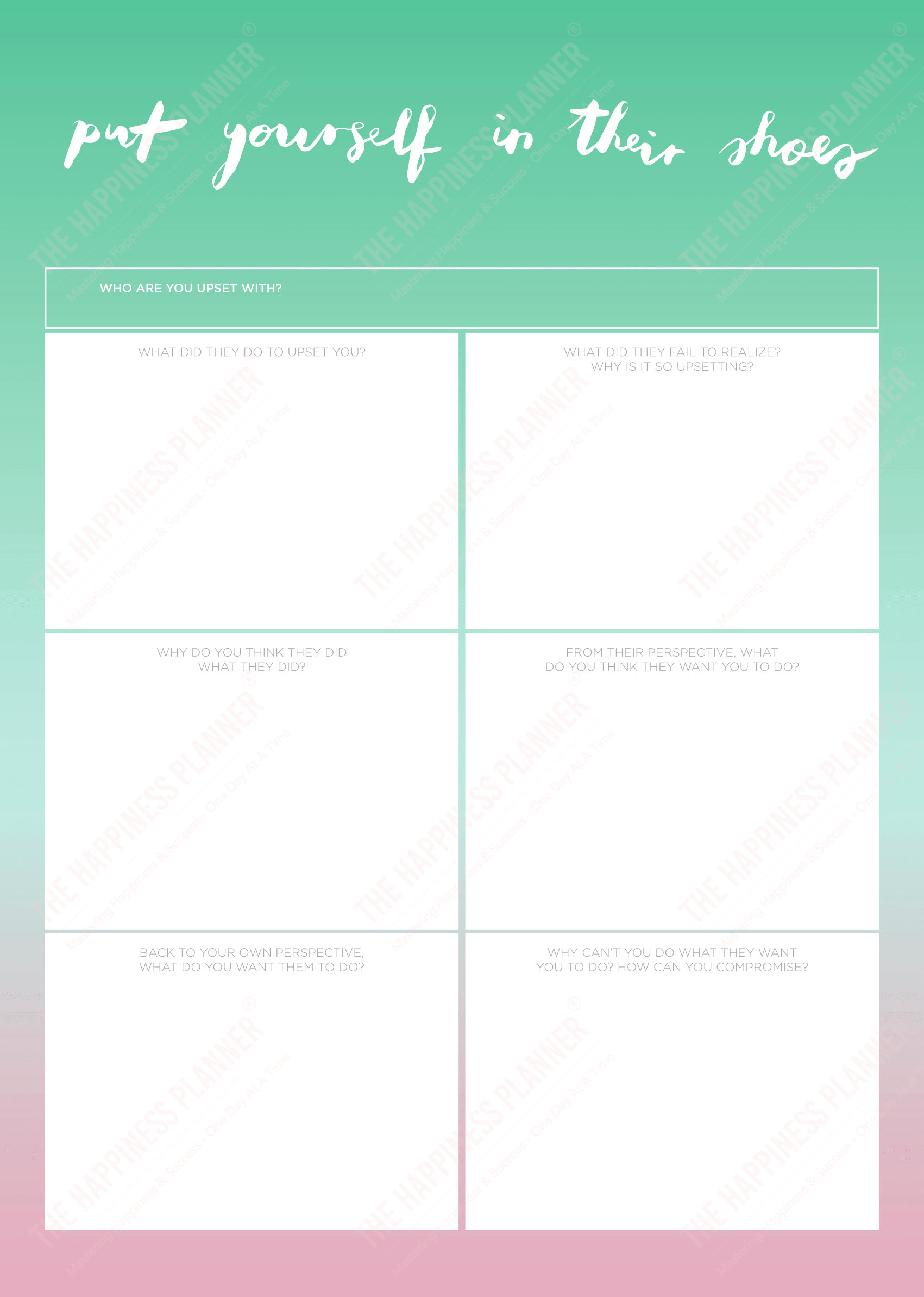 Premium Printables: #Perspective - The Happiness Planner®