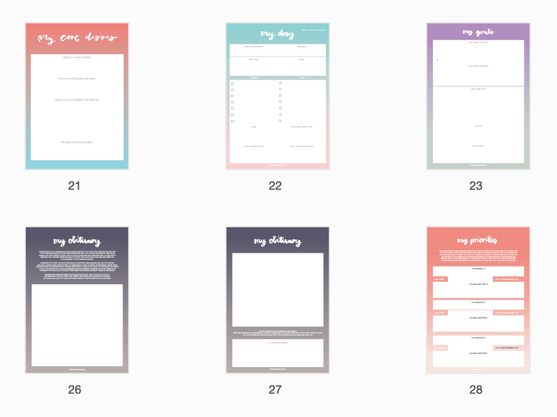 Personal Development, Wellness, CBT Printables and Worksheets | The ...