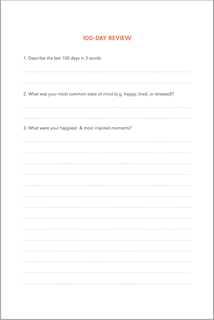 The Happiness Planner® | 100 days | undated