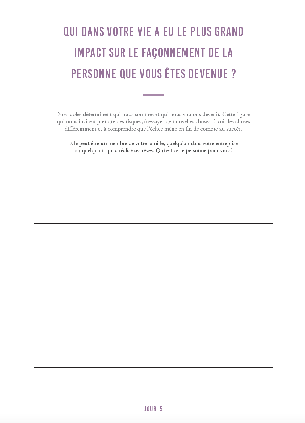 Gratitude Journal (Français) | Journal de la Gratitude