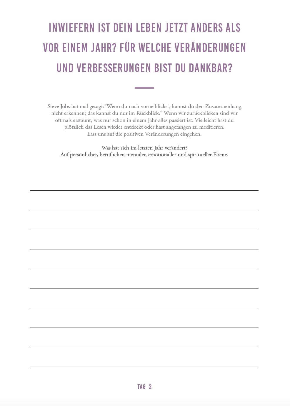 Gratitude Journal (Deutsch) | Dankbarkeit Journal