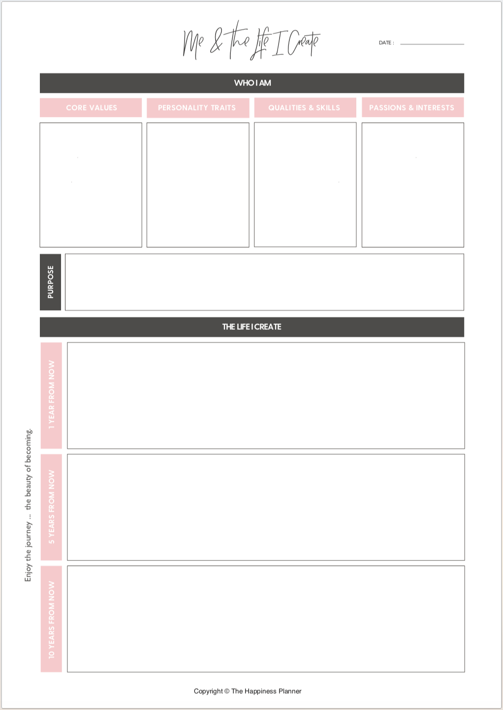 Printables: #Goals I - The Happiness Planner®