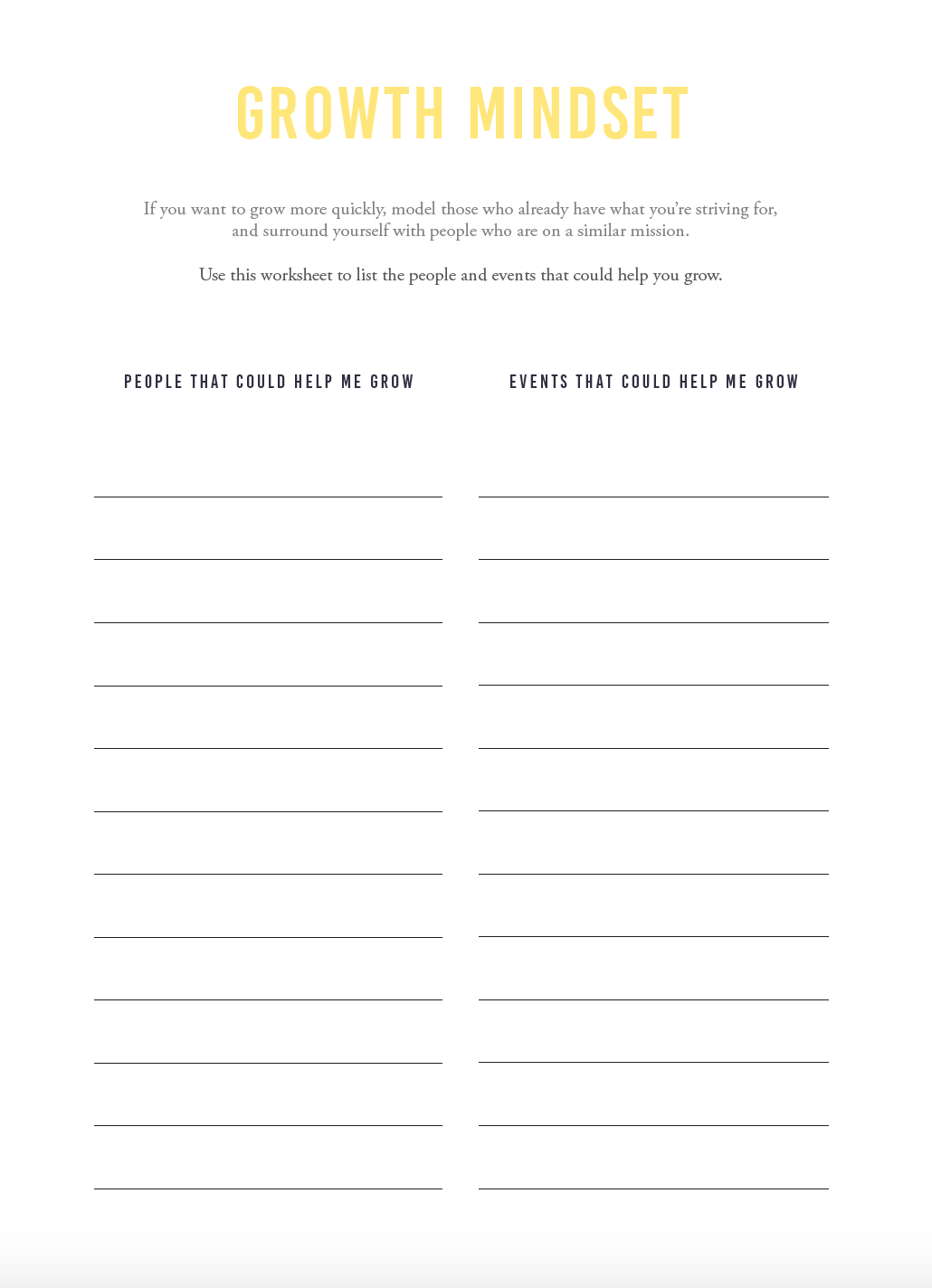 Growth Mindset Journal (digital) - The Happiness Planner®