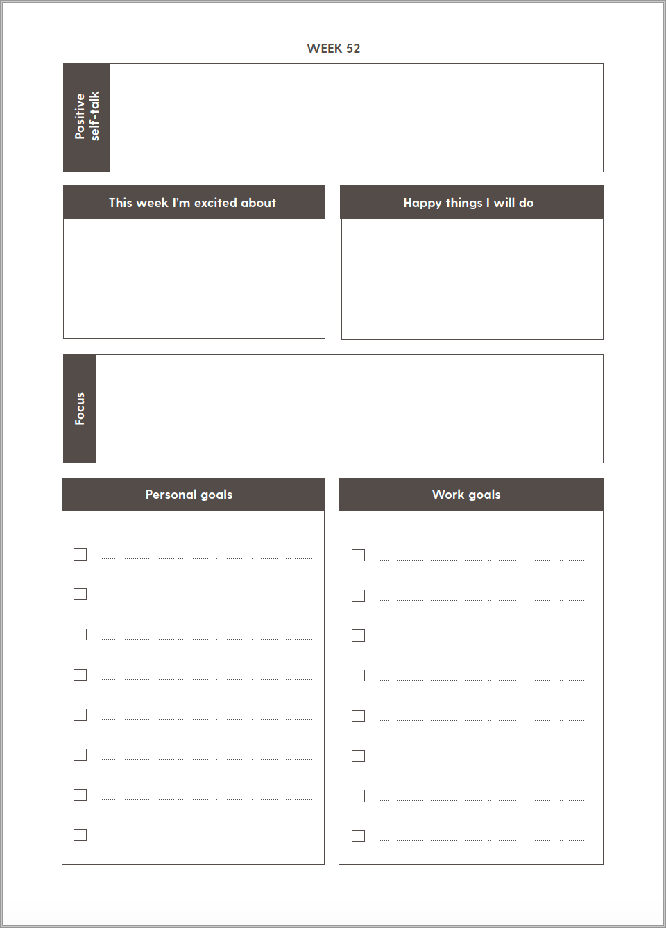 The Happiness Planner® | Undated 52-Week (digital) - The Happiness Planner®