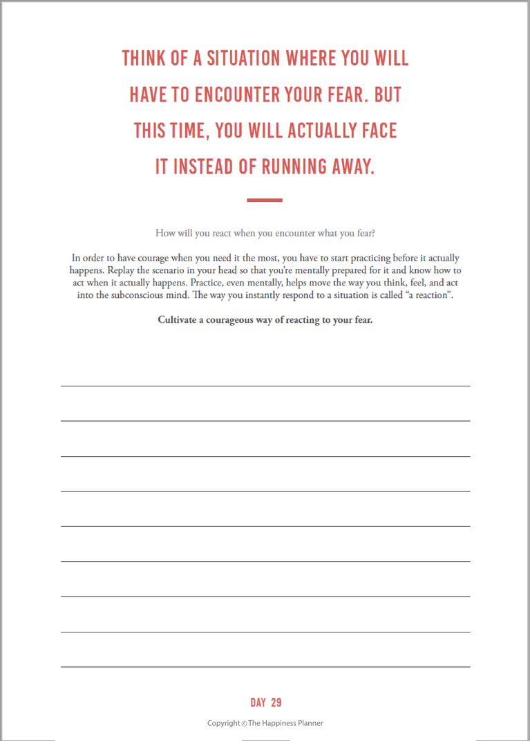Courage Journal Courage Journal – The Happiness Planner®