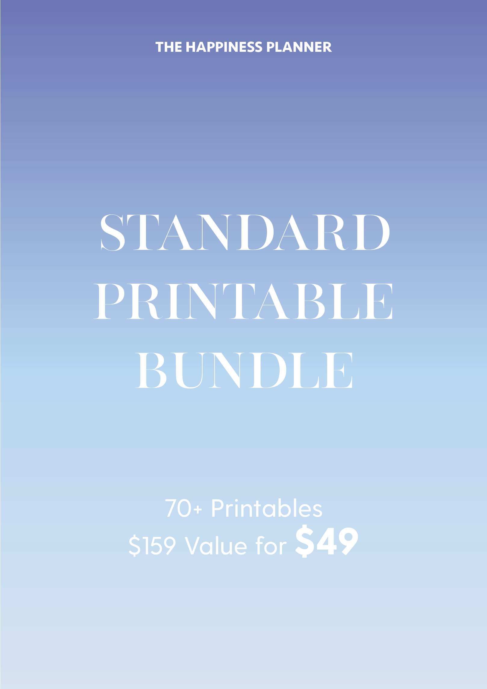 Standard Printable Bundle