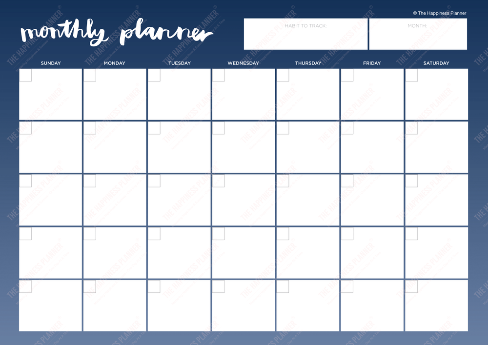 Premium Printables: #Habits/Patterns – The Happiness Planner®